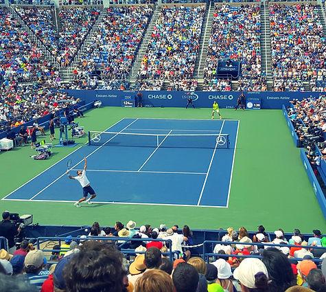 Tennis crowd